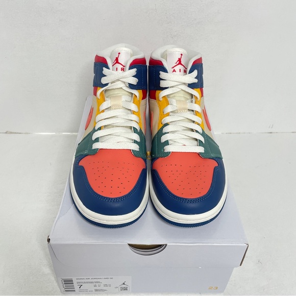 Nike Air Jordan 1 Retro Mid SE WMNS “Multi-color” 2022 - Picture 2 of 4